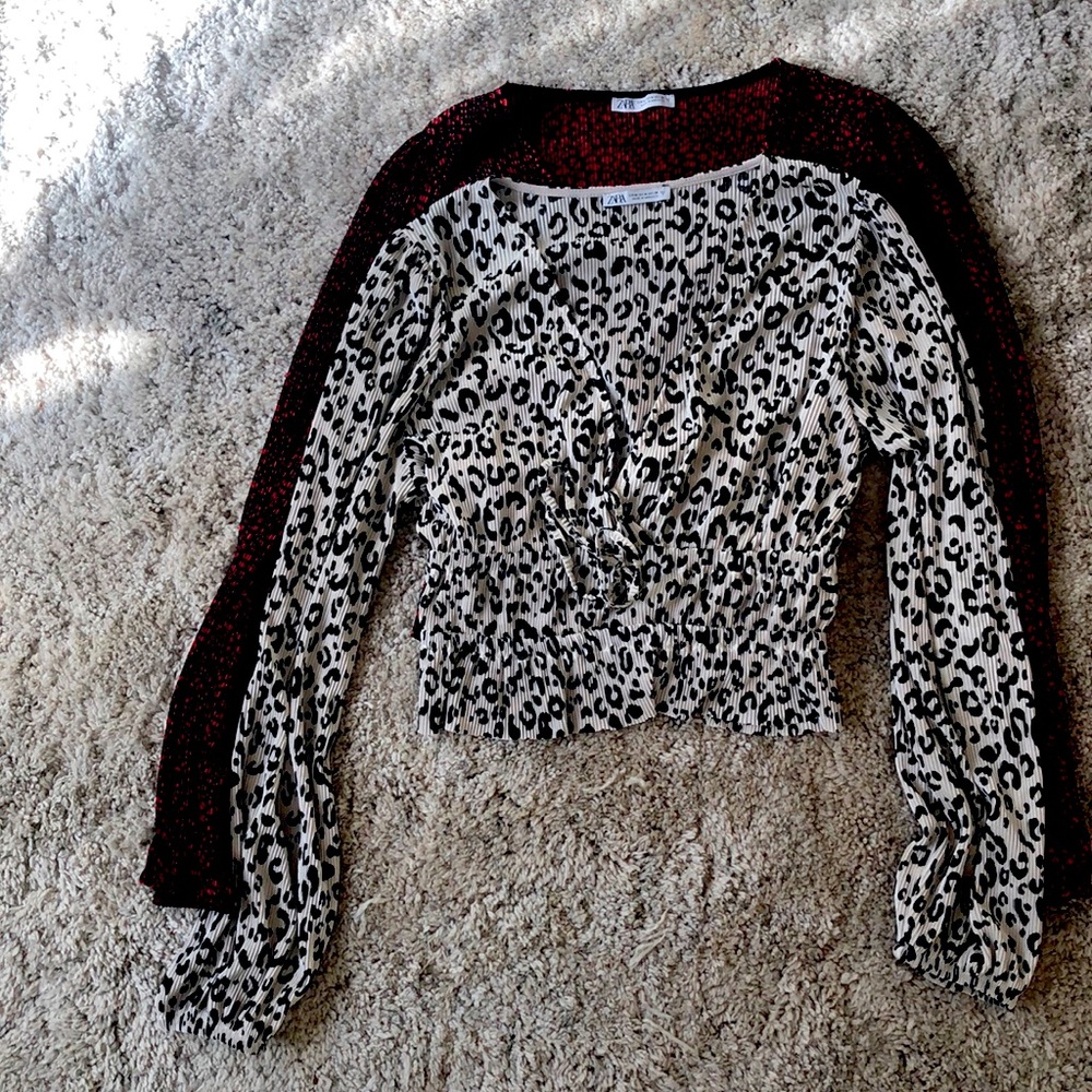 Zara Print Tops - 2 for 30 - Med